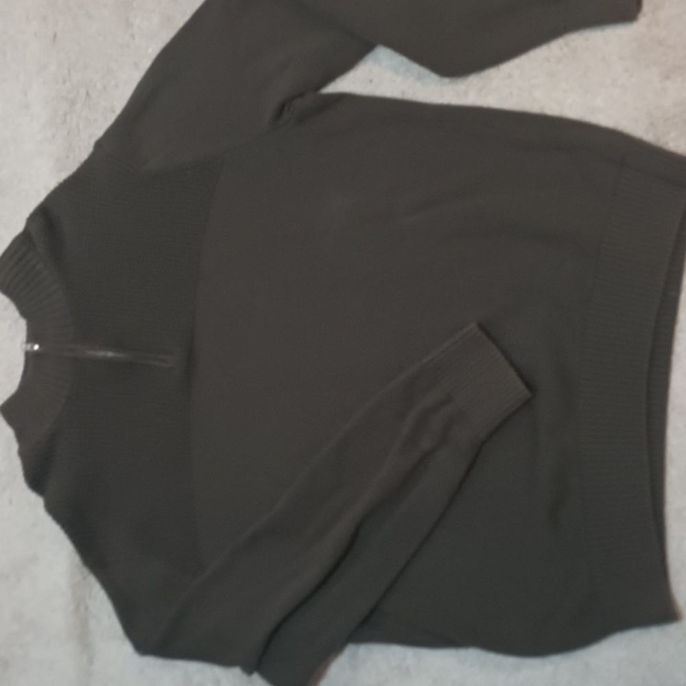DOCKERS MENS HEAVY KNIT LONG SLEEVE 1/4 ZIP PULLOVER SWEATER XL
